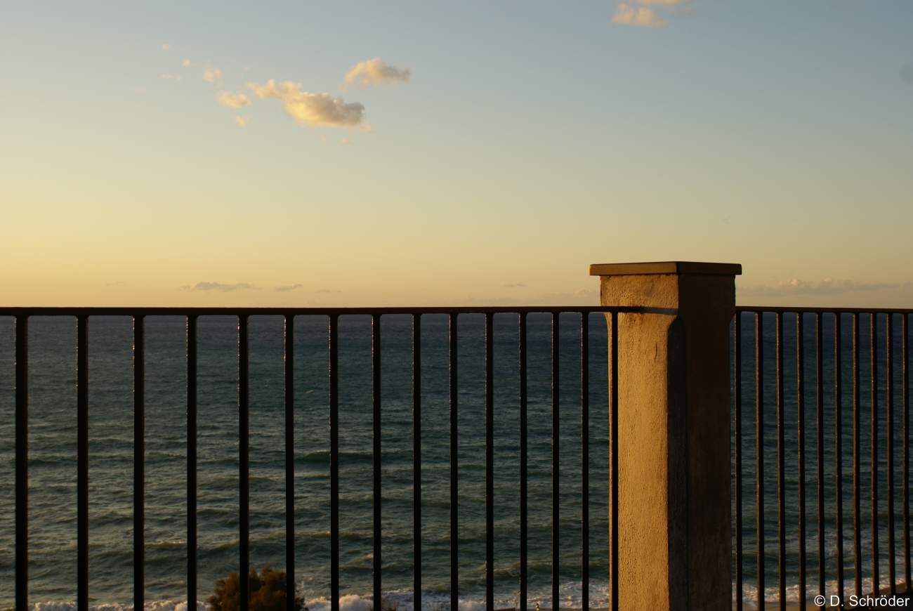 Tropea - Meer und Abendhimmel