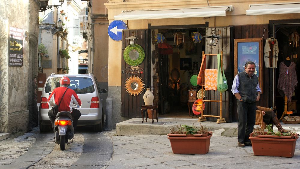 Tropea - Zufahrt zur Altstadt 