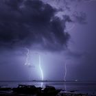 Tropengewitter Bali, Indonesien