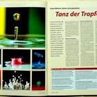 Tropfen - Veröffentlichung in fotoforum 5/2008