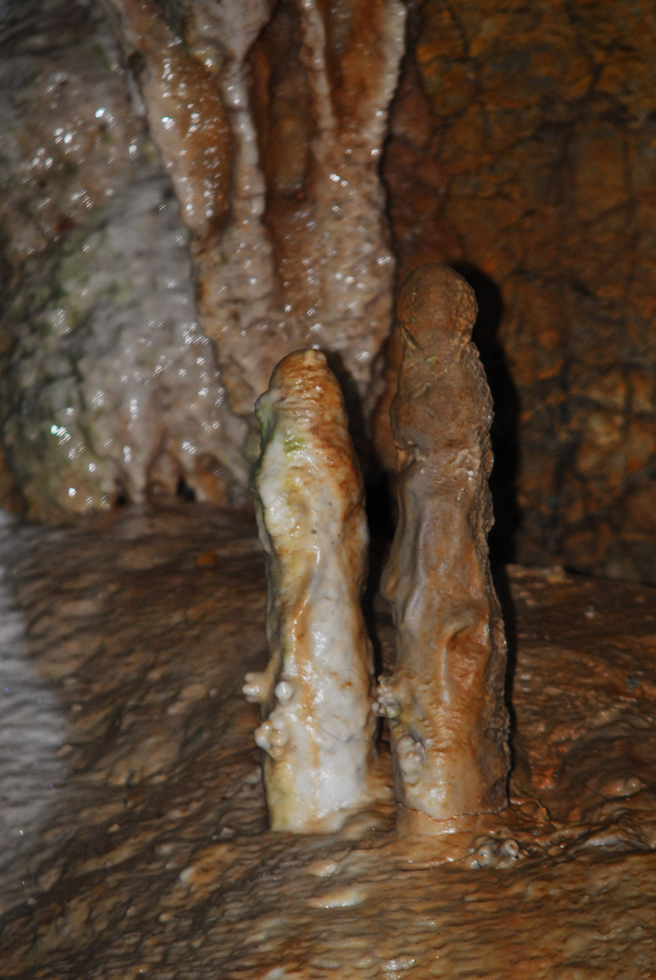 Tropfsteinformation Kristallhöhle Kubach Hessen