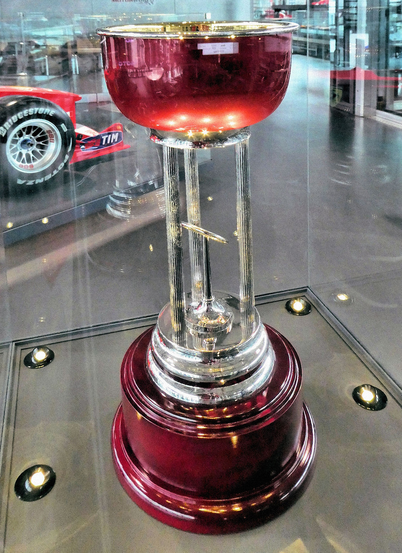 Trophäe von Michael Schumacher