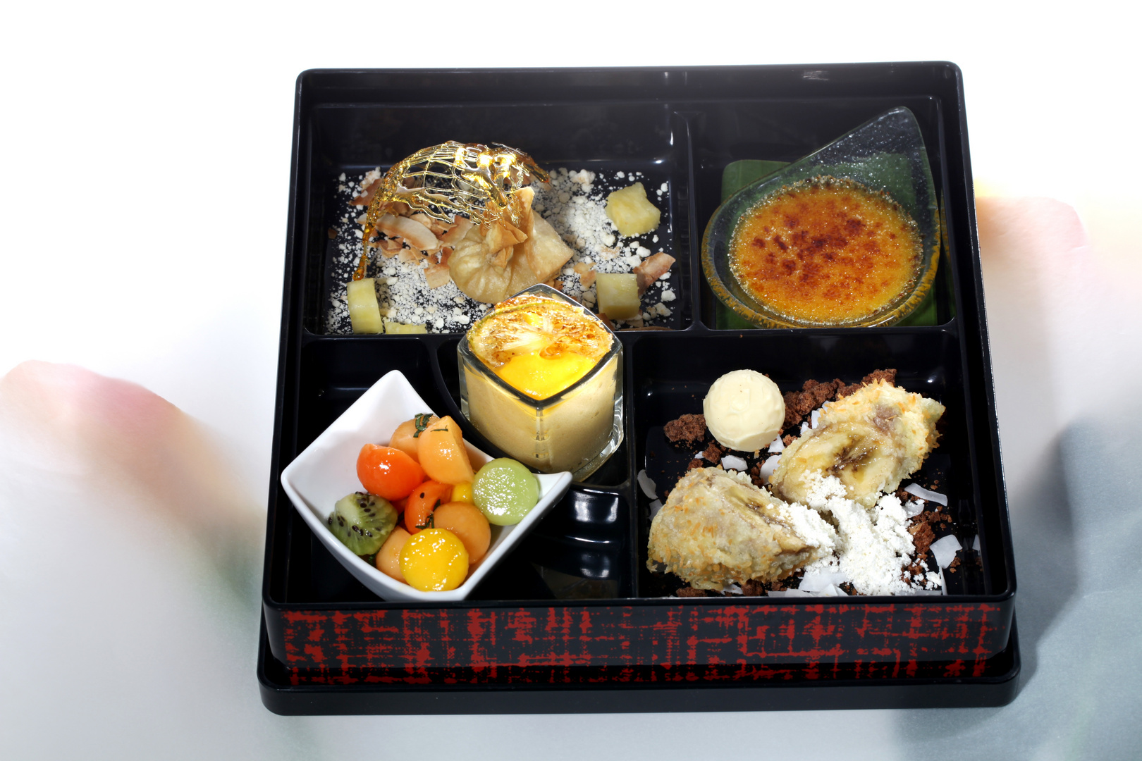 Tropische Variation in der Bento Box