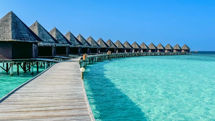 Tropisches Paradies auf den Malediven