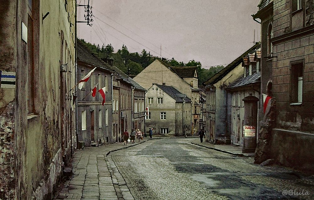 Trostlos...... Kleinstädte in Polen 1984 (Scan vom Dia)