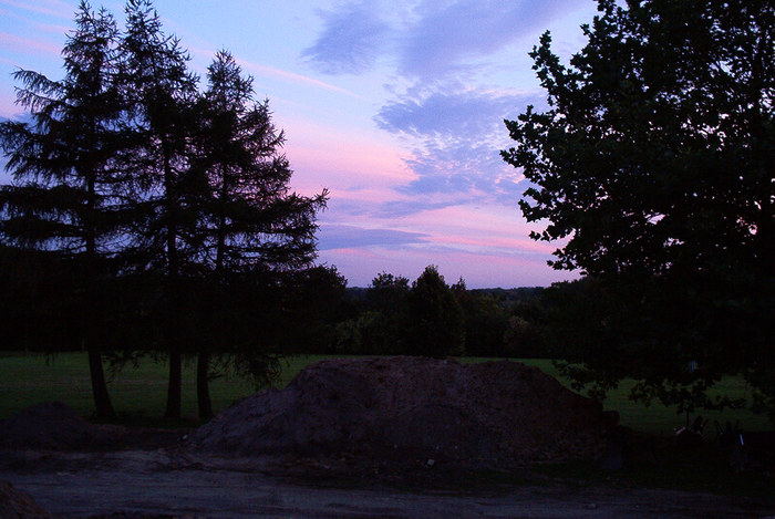 Trotz Baustelle ist der Himmel schön...