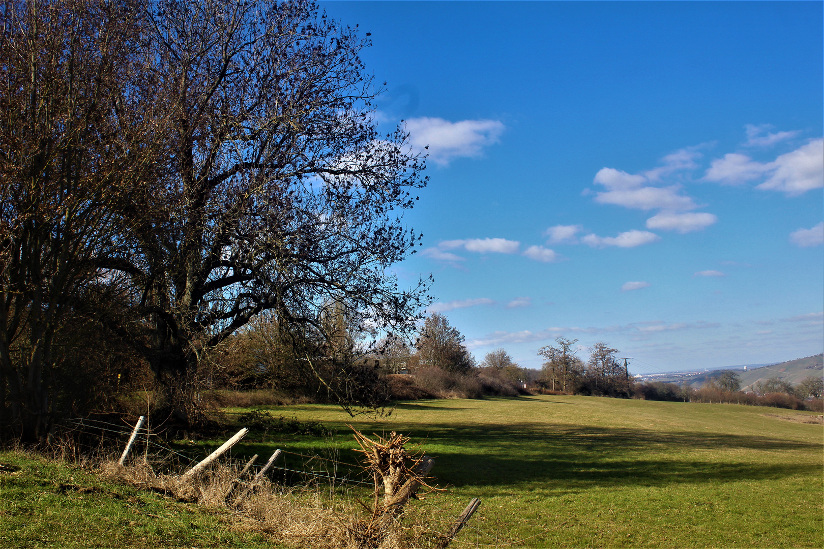 trotz blauem Himmel , eisige Kälte