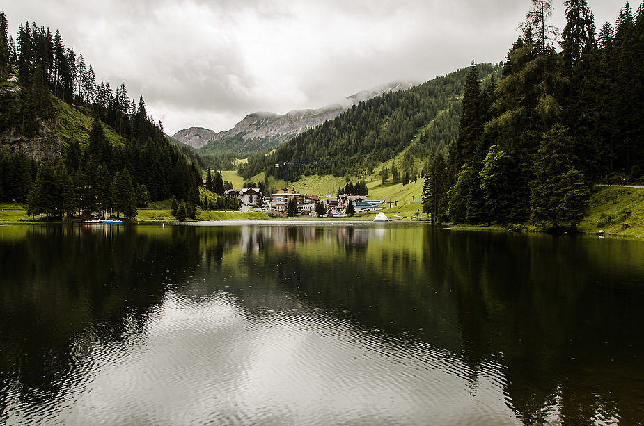 Trotz Regen am Zauchensee