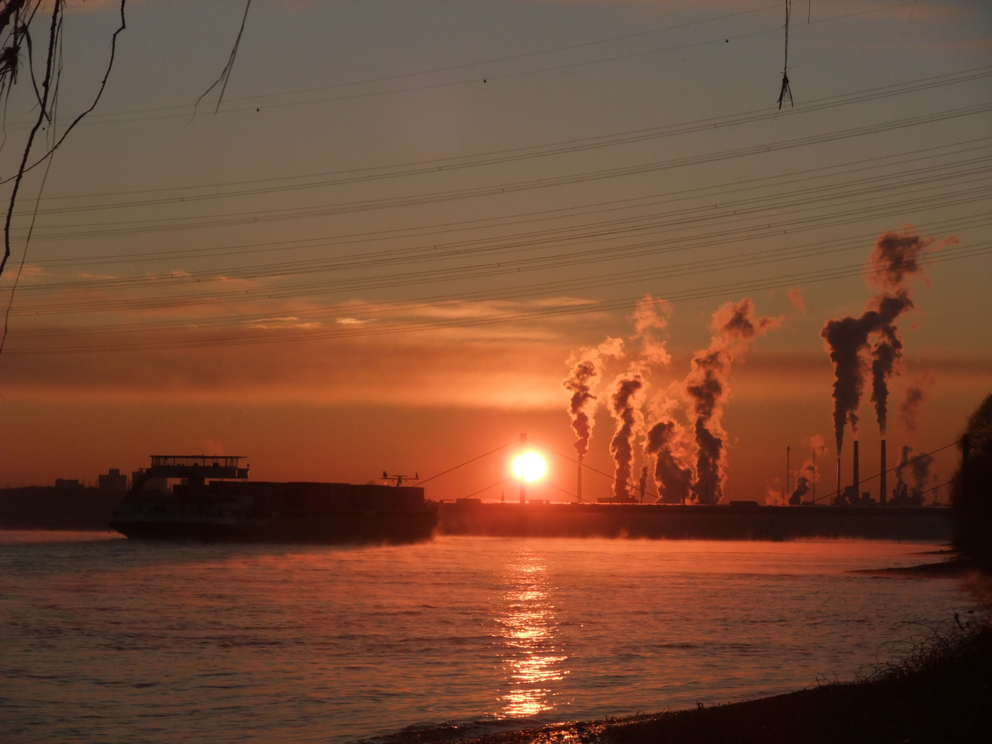 Trotzdem ein schöner Sonnenaufgang......