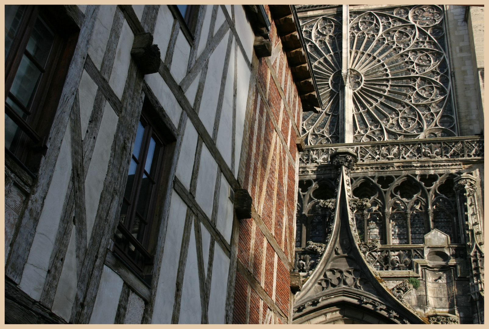 Troyes cathedral external detail