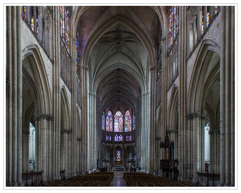 Troyes: Hauptschiff der Kathedrale Saint-Pierre-et-Saint-Paul