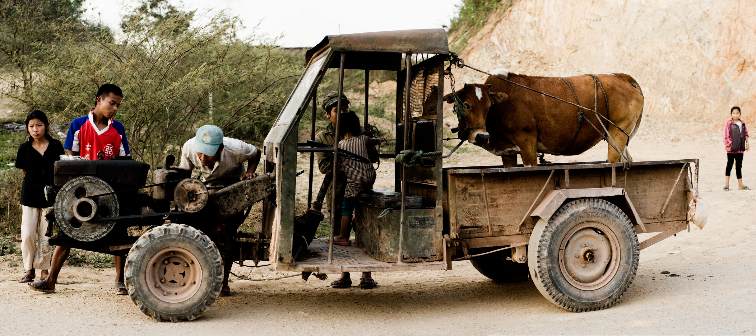 Truck in Nord Laos