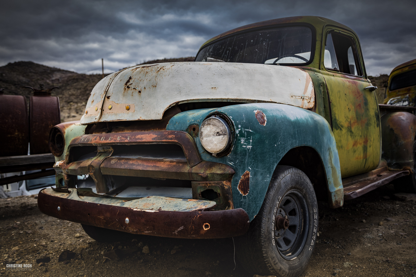 Truck in Oatman Burro