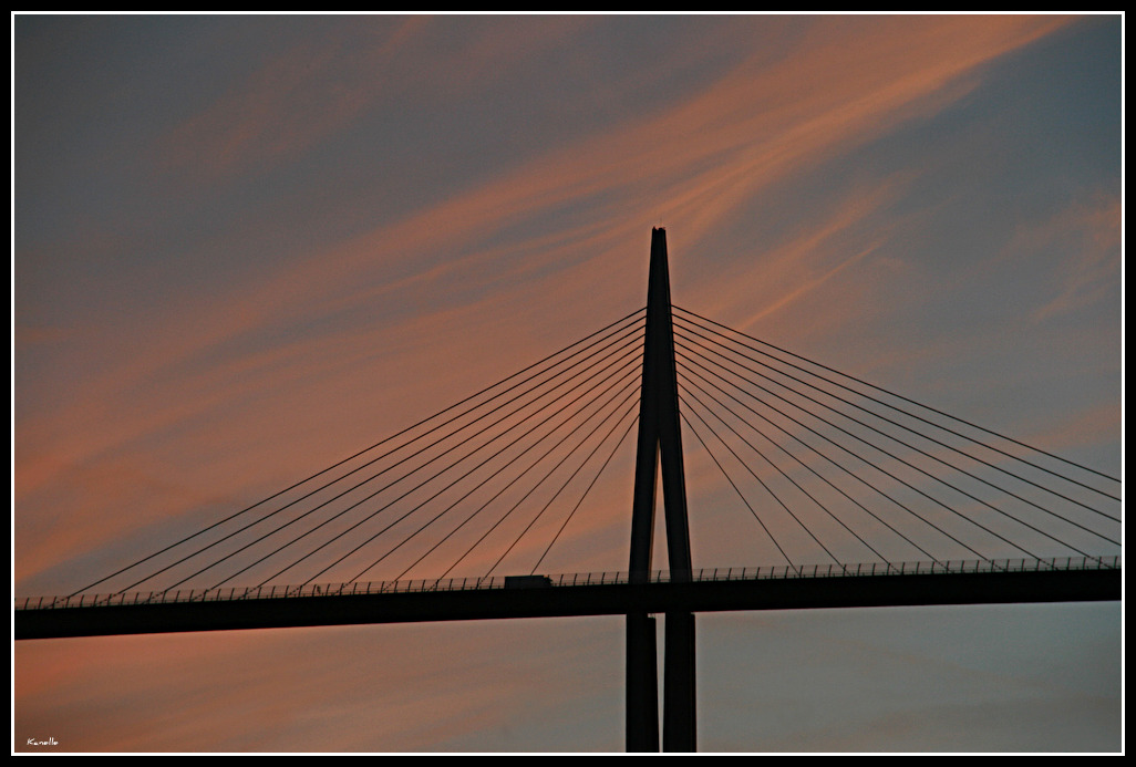 Truck on the bridge