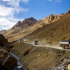 Trucks on Leh Manali Highway