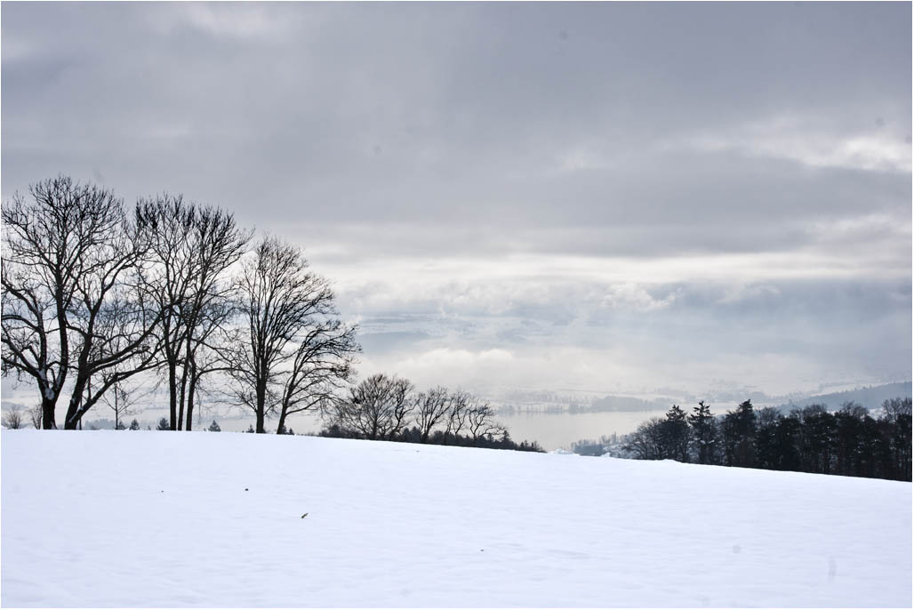 Trüb, kalt und wolkenverhangen