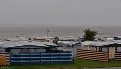 Trübe Aussichten an der Nordsee.