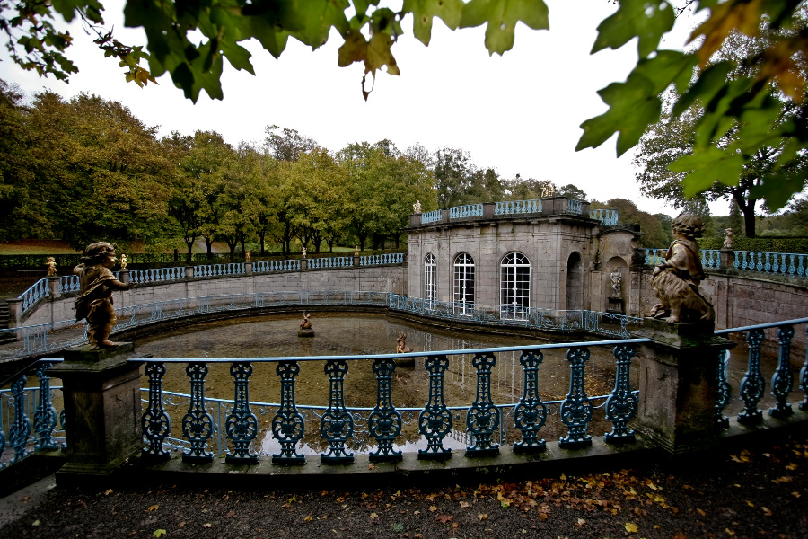 Trüber Herbsttag in Schloss Wilhelmsthal
