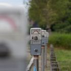 Trüber Sonntagmorgen in Magdeburg - Parkuhr