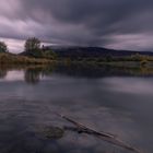 Trübes Herbstwetter an der Weser