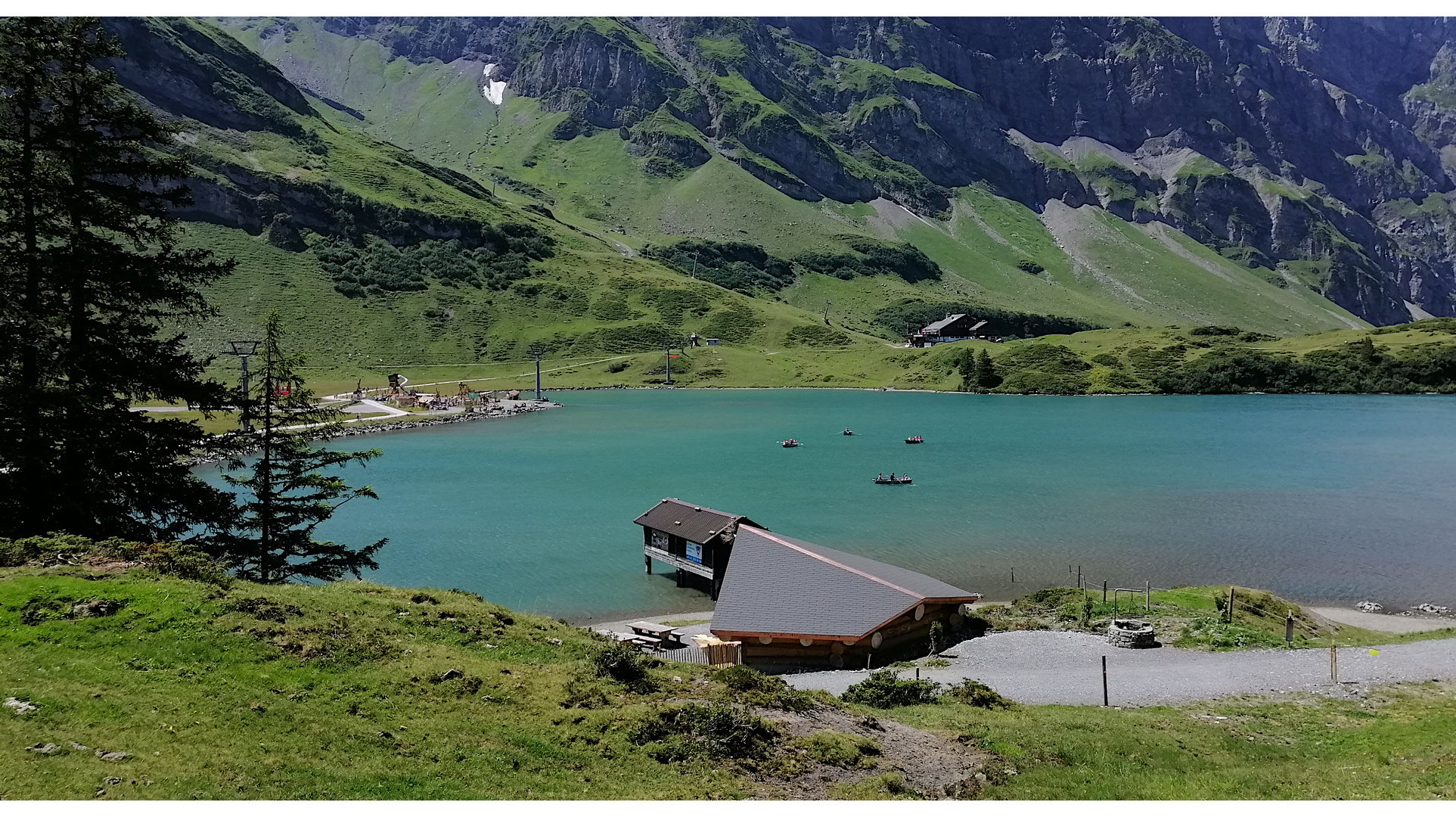 Trübsee, an einem klaren Tag