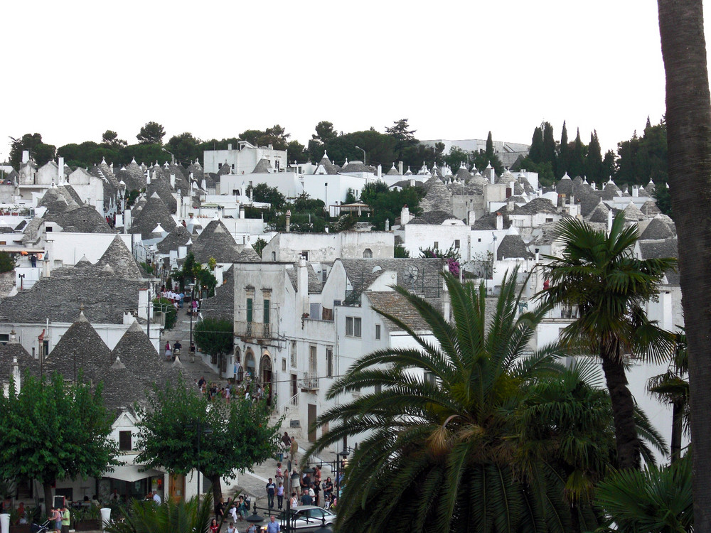 Trulli Häuser in Alberobello (Italien)