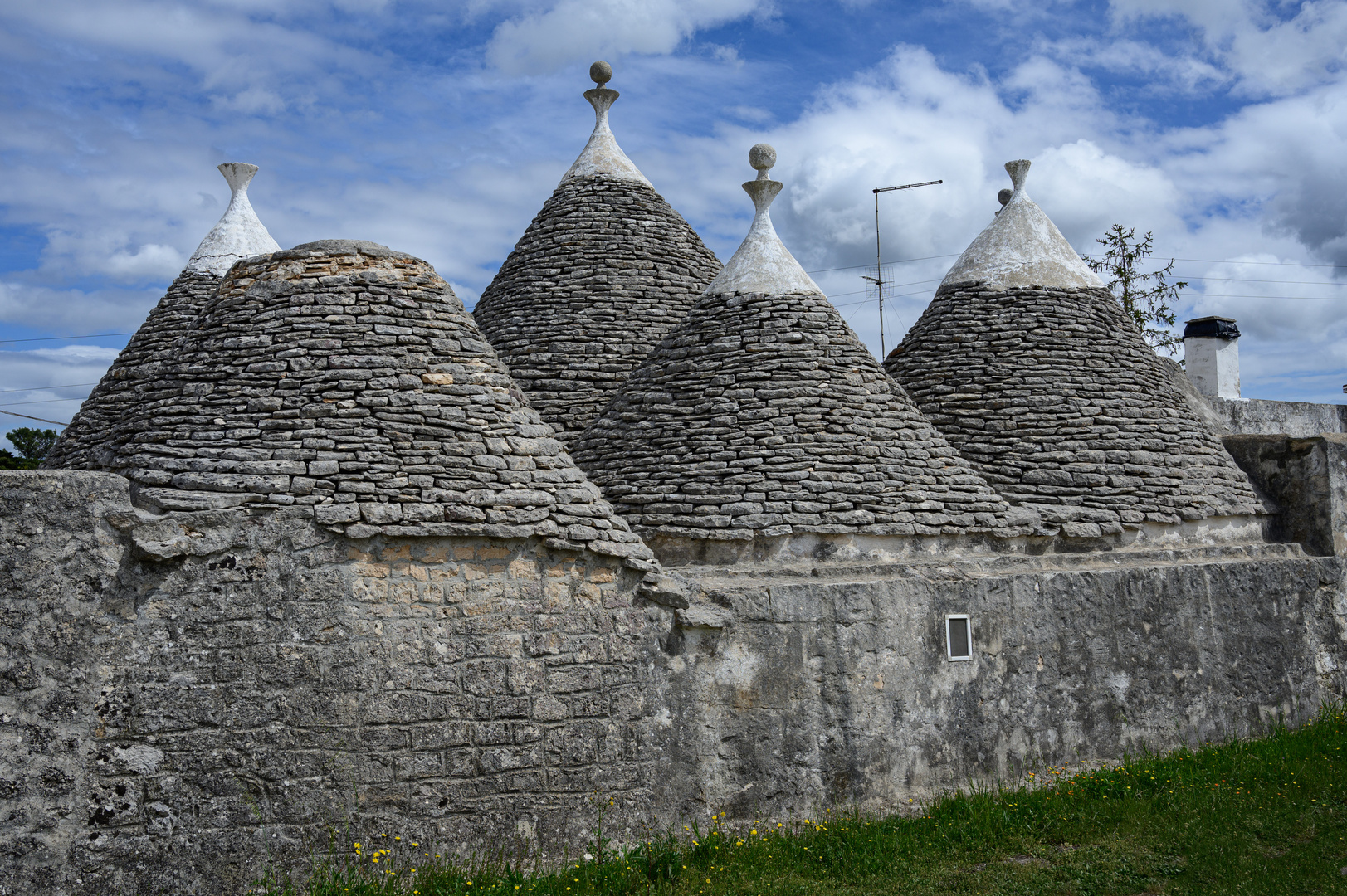 Trulli Häuser in Puliga