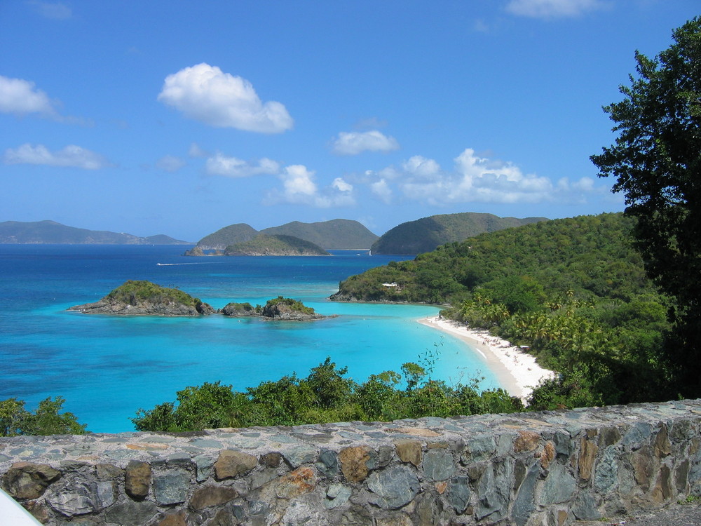 Trunk Bay auf der karibischen Inseln Saint John