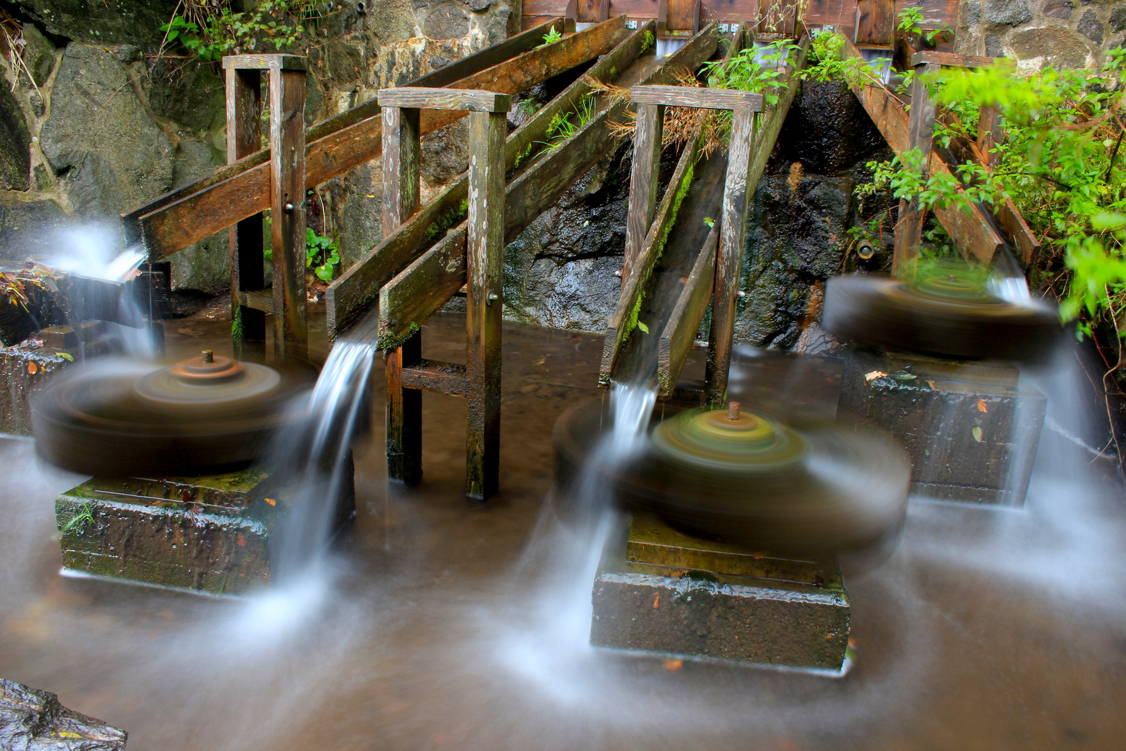 Trusetaler Wasserfall Kugelmühle