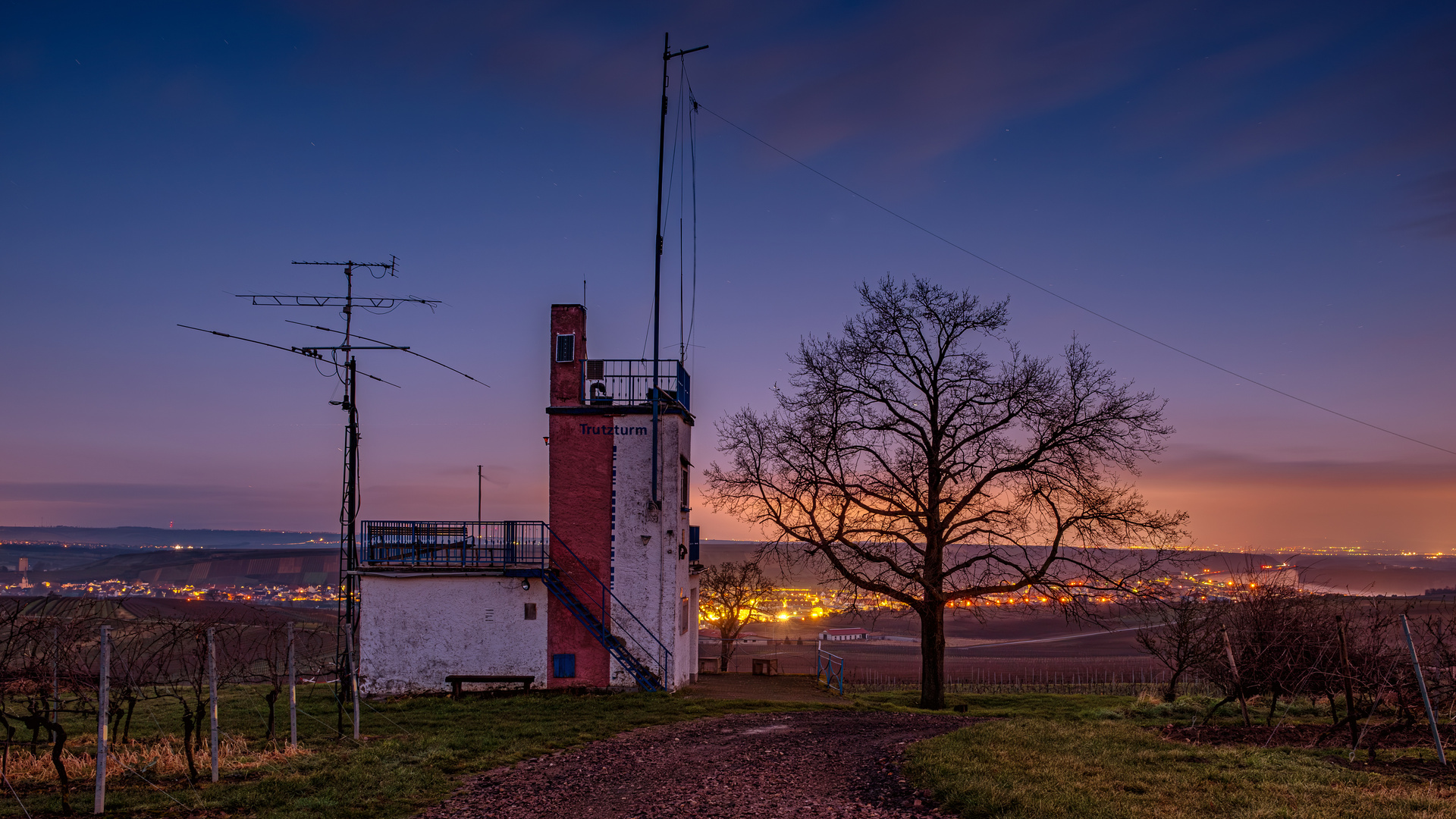 Trutzturm mit Baum