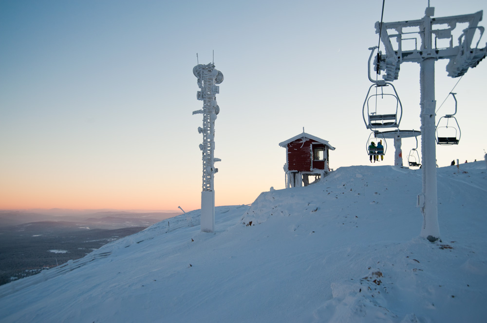 Trysil am alten Zweiersessel