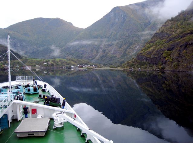 "TS Maxim Gorki,Geiranger Fjord"