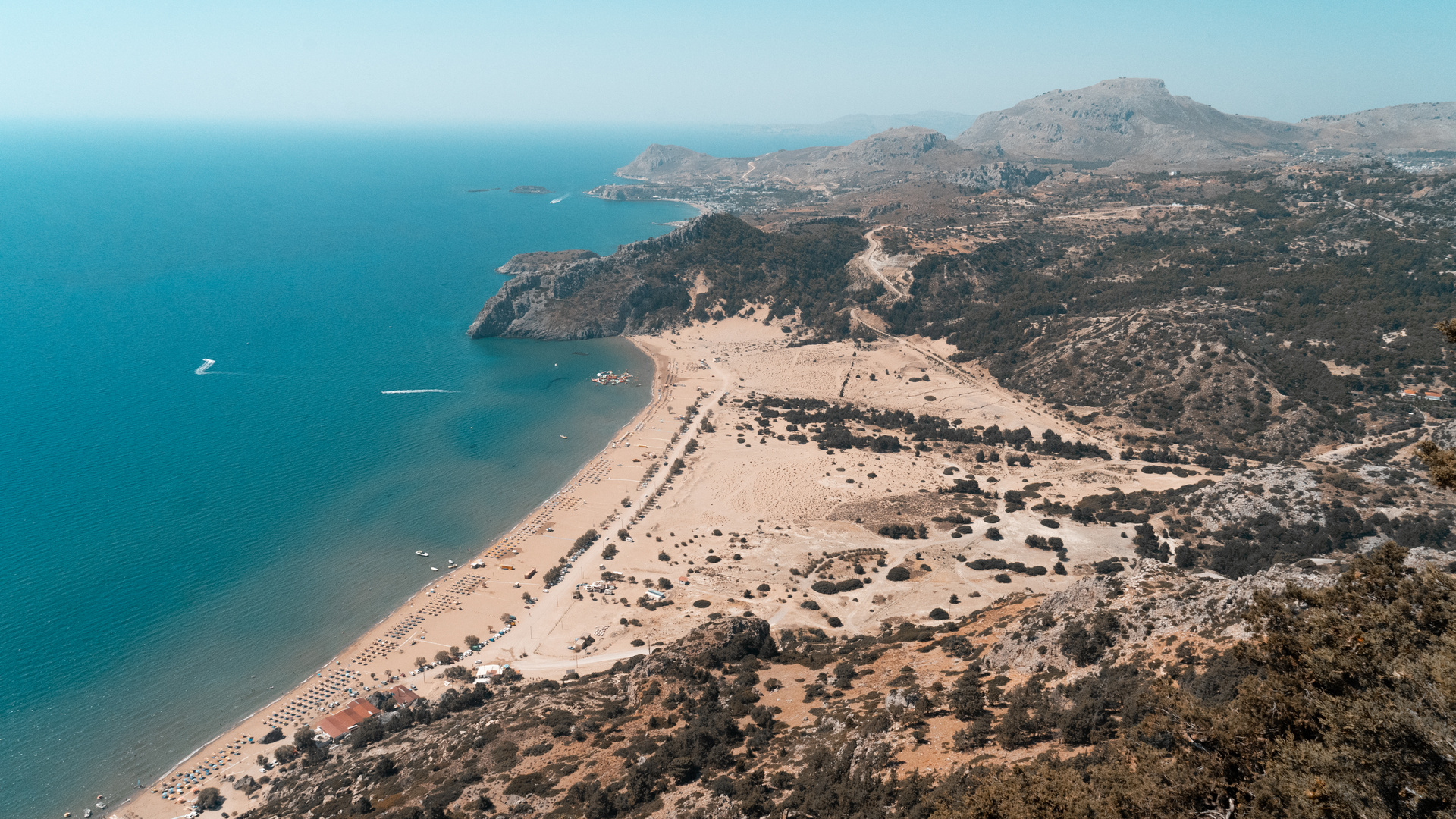 Tsambika Beach auf Rhodos