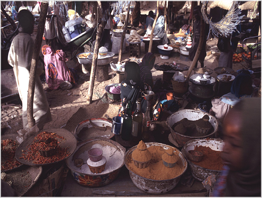 TSCHAD, Markt in Abéché 2