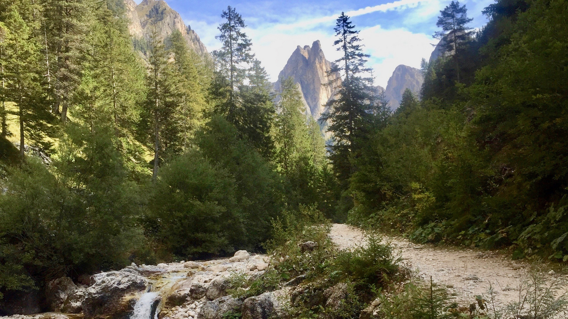 Tschamintal ,Naturpark Schlern , bei Tiers Südtirol.