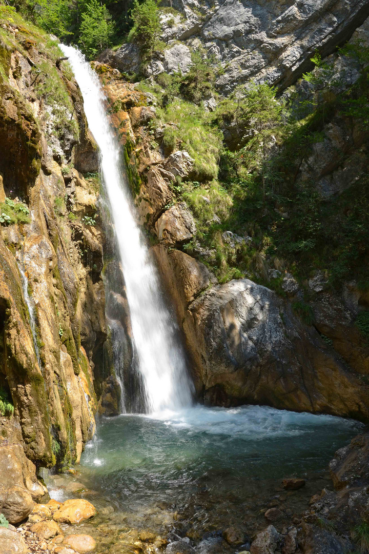 Tschaukofall in der Tscheppaschlucht