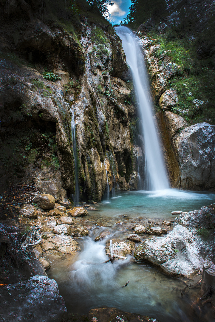 Tschebachschlucht Wasserfall