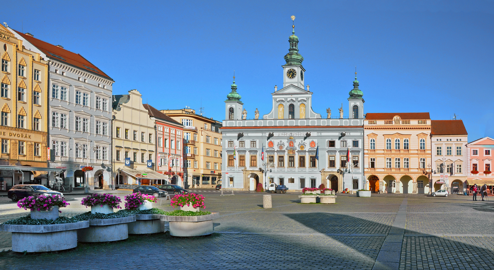 Tschechien  - Budweis Marktplatz -