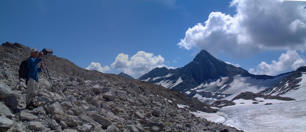 Tschesaplana mit Gletscher