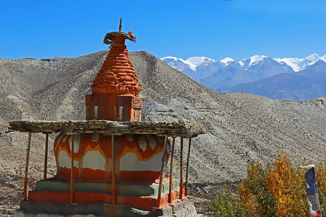 Tschörten in Upper Mustang, Nepal