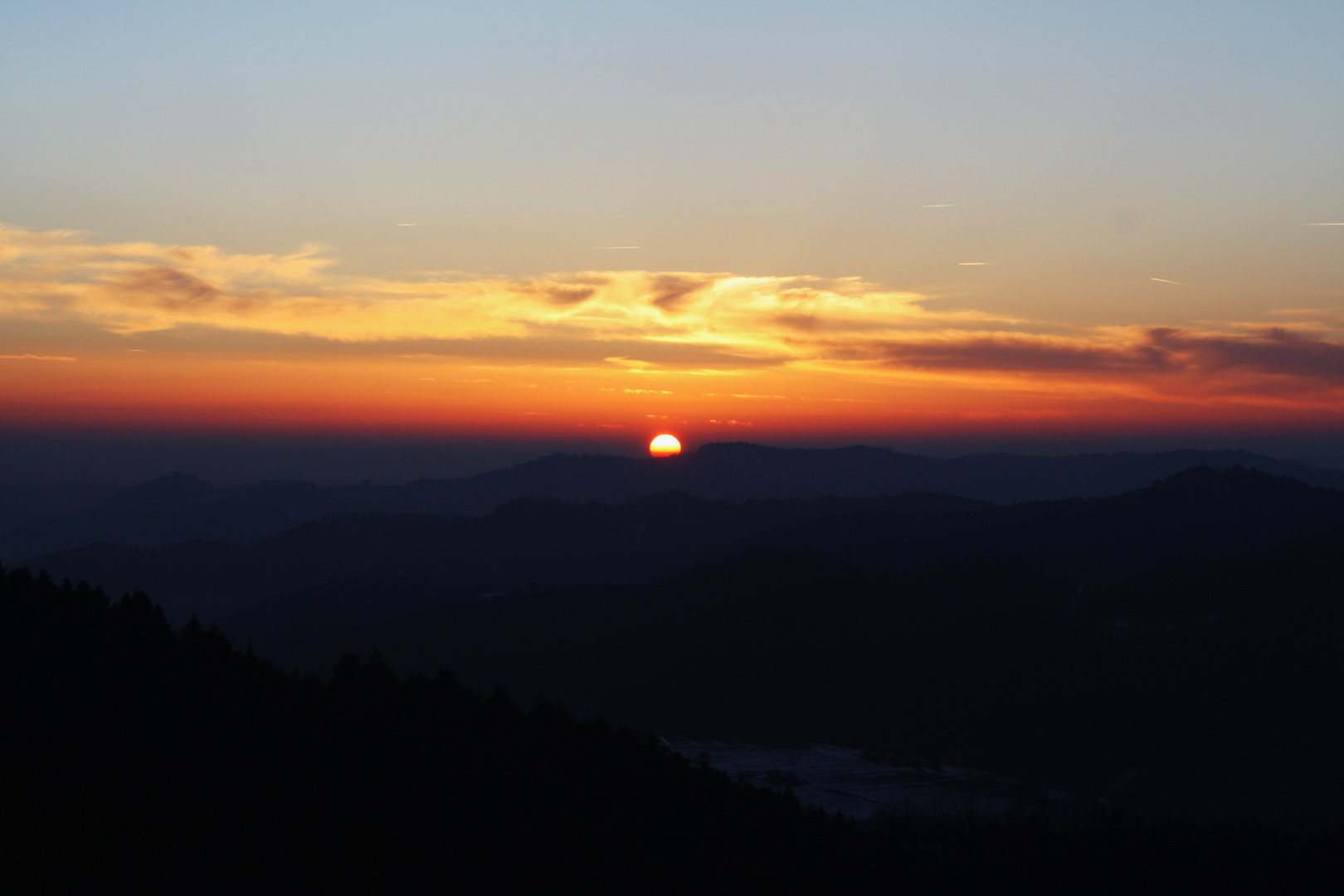 Tschüss Sonne, bis morgen!