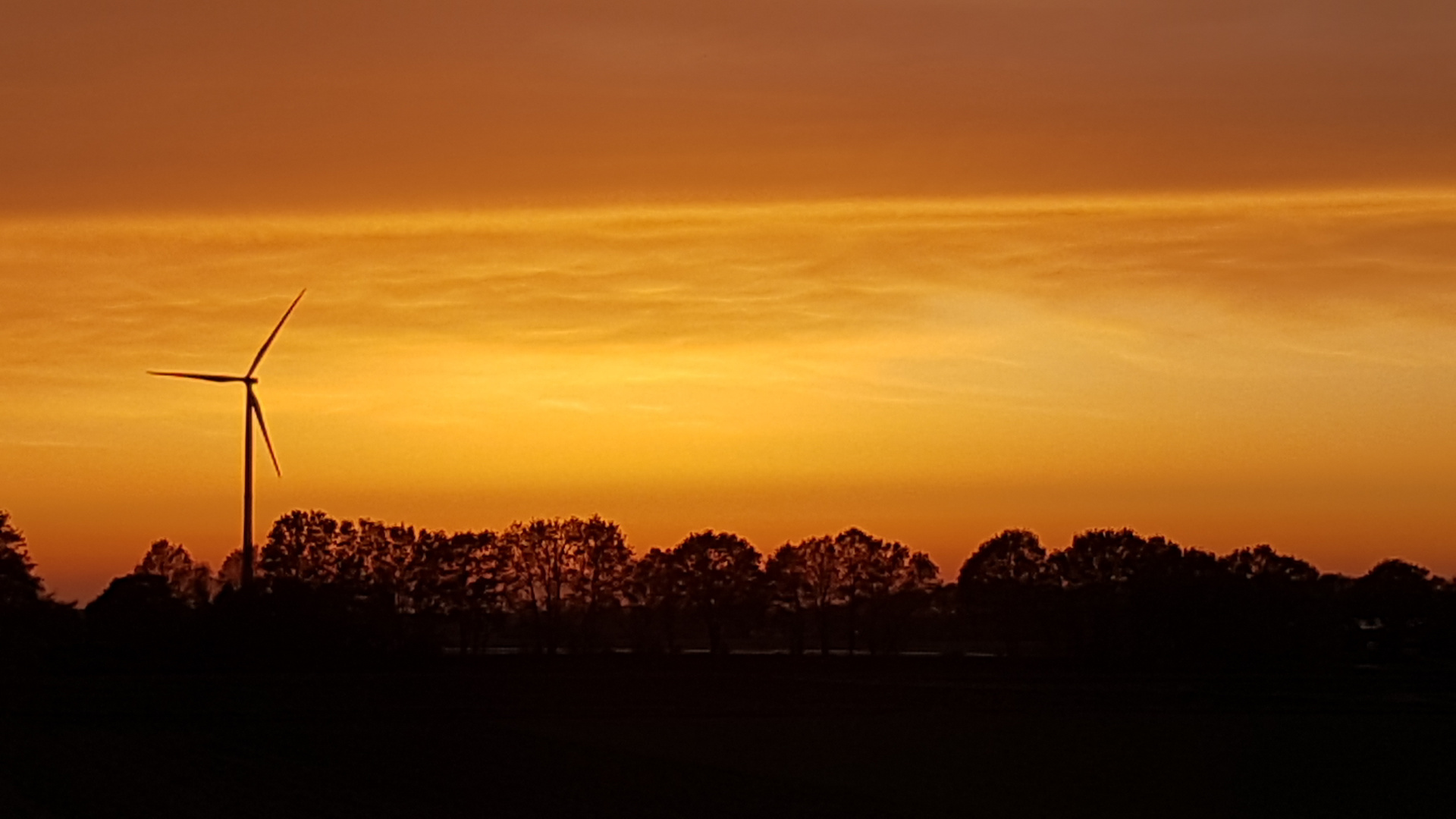 Tschüss Sonne. Wir sehen uns morgen wieder!