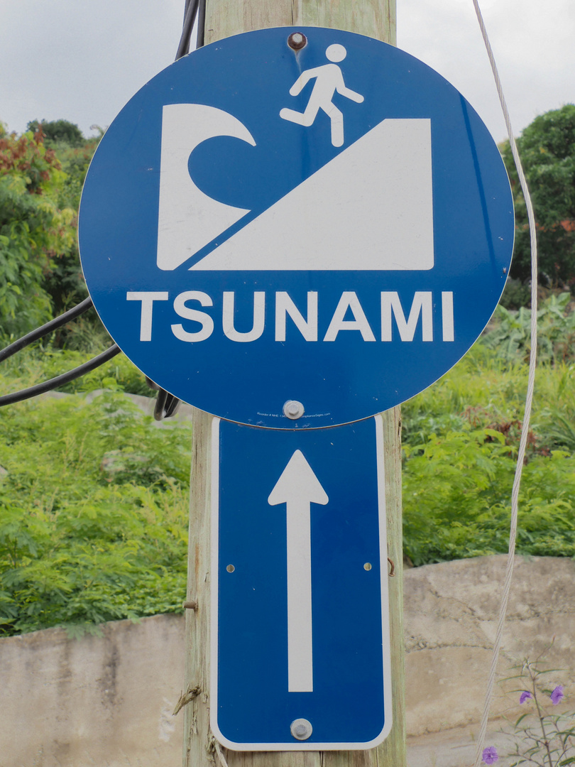 Tsumani Fluchtweg