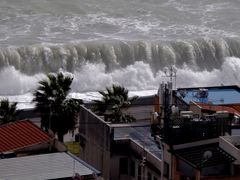 "Tsunami" bei Letojanni, Sizilien