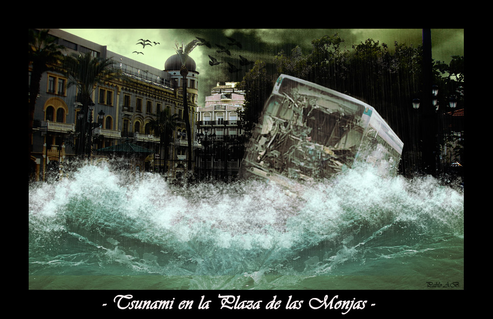 Tsunami en la Plaza de las Monjas