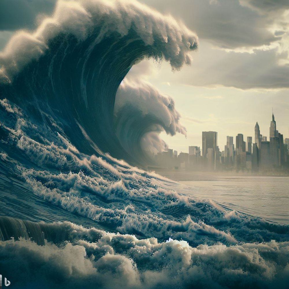 Tsunami trifft New York Foto & Bild beiträge forum Bilder auf