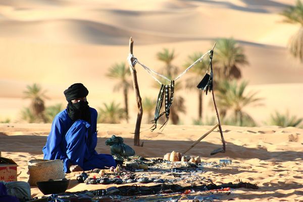 Tuareg an den Mandara-Seen
