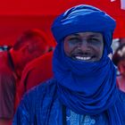 Tuareg im blauen Kaftan