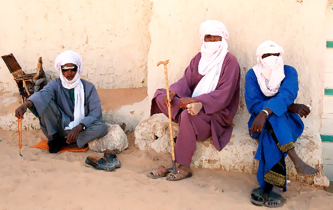 Tuareg - in blau