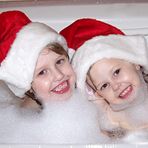 Tub time Santa's